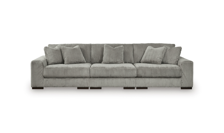 Modern Heritage Lindyn 3-Piece Stationary Fabric Sectional Sofa