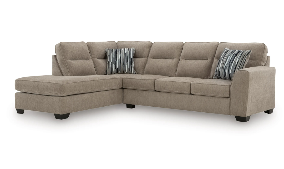 Modern Heritage Olten Fabric 2-Piece Sectional with LAF/RAF Chaise