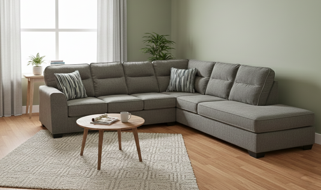 Modern Heritage Olten Fabric 2-Piece Sectional with LAF/RAF Chaise