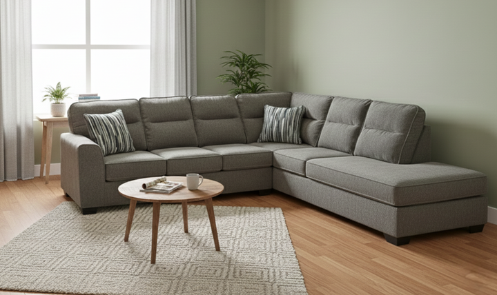 Modern Heritage Olten Fabric 2-Piece Sectional with LAF/RAF Chaise