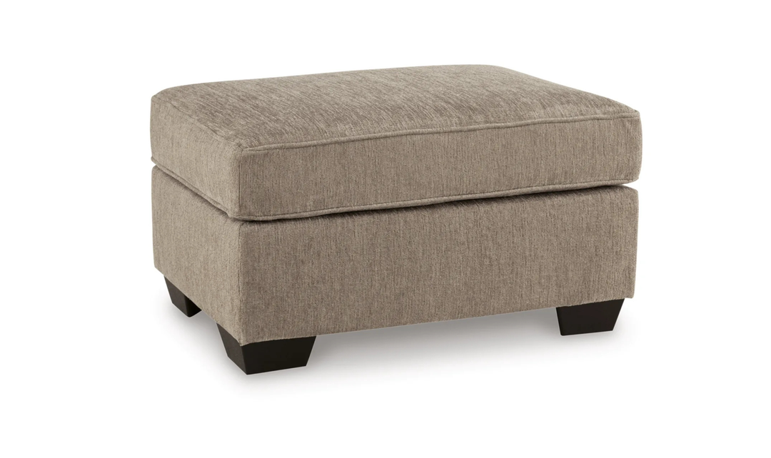 Modern Heritage Olten Firmly Accent Cushioned Ottoman in Fabric