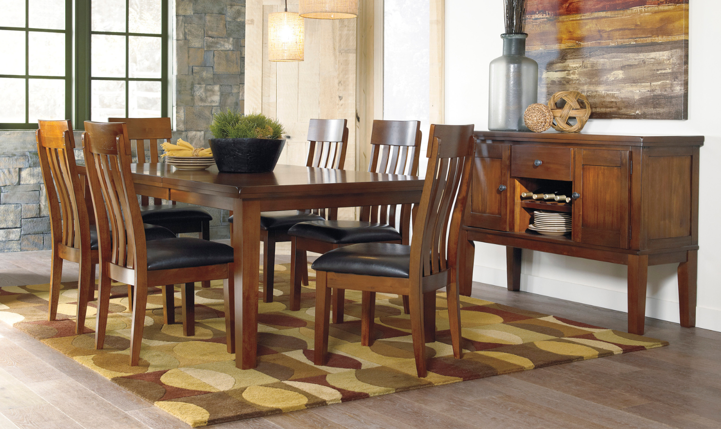 Modern Heritage Ralene 7-Piece Rectangular Dining Set