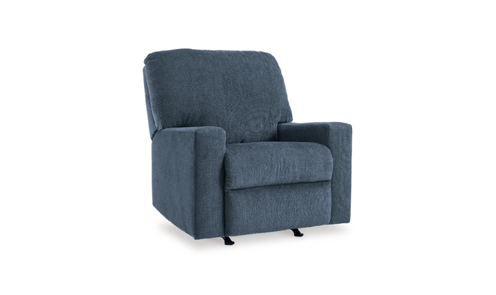Modern Heritage Rannis Rocker Recliner in Navy