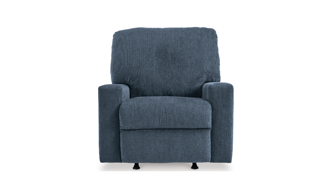 Modern Heritage Rannis Rocker Recliner in Navy