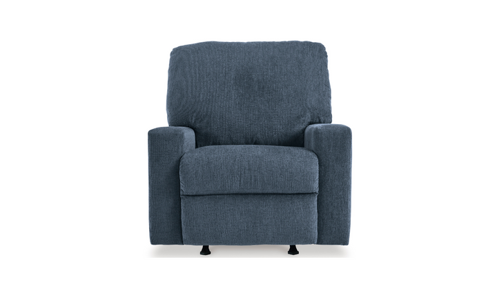 Modern Heritage Rannis Rocker Recliner in Navy