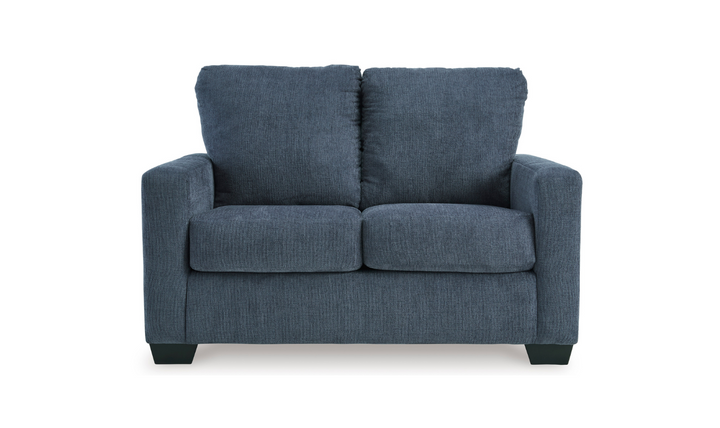 Modern Heritage Rannis Rocker Twin Sofa in Navy-jennifer furniture