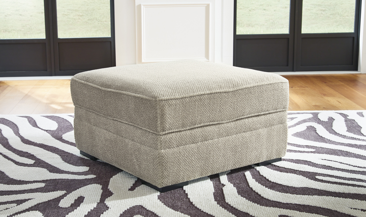 Modern Heritage Calnita Sisal Ottoman With Storage