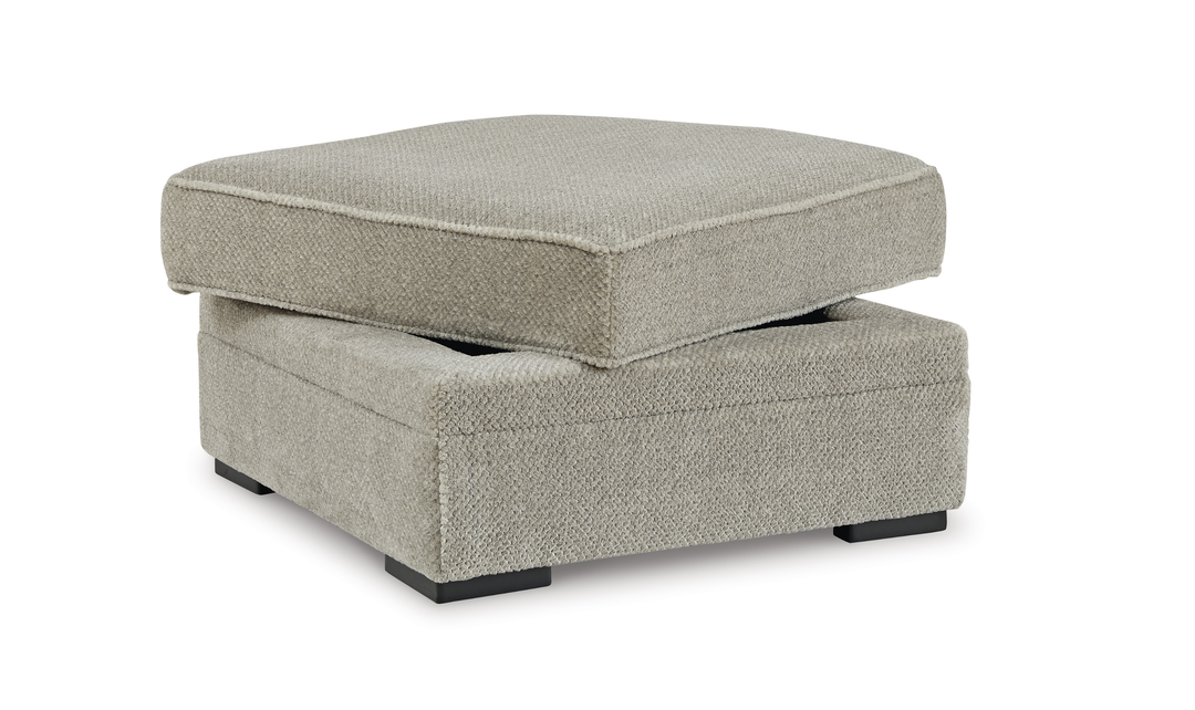 Modern Heritage Calnita Sisal Ottoman With Storage