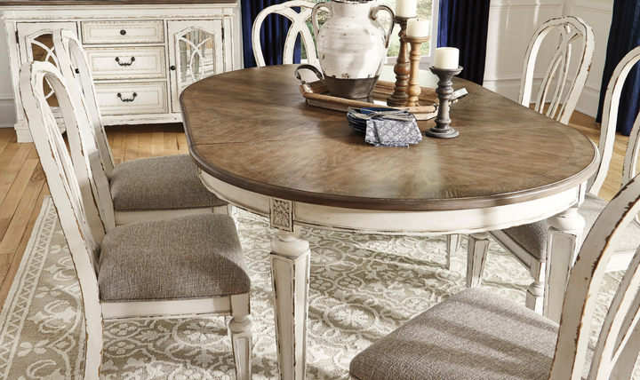 Modern Heritage Realyn Ovular Extendable Dining Table