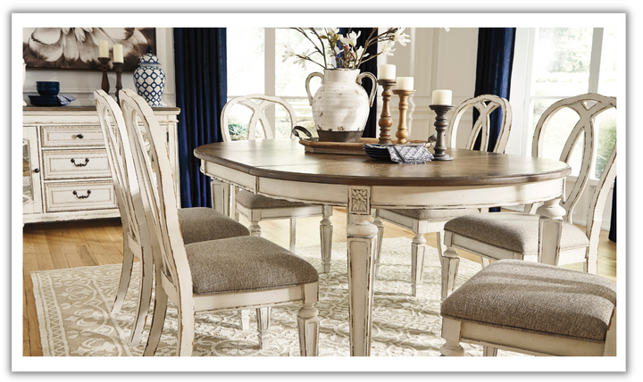 Modern Heritage Realyn Ovular Extendable Dining Table