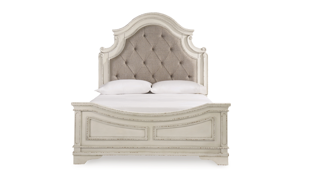 Modern Heritage Realyn Queen Upholstered Panel Bed-Jennifer Furniture