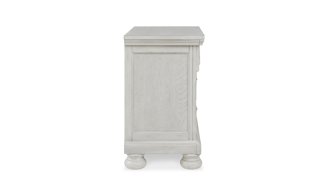 Modern Heritage Robbinsdale Queen Wooden Bedroom Set in Antique White