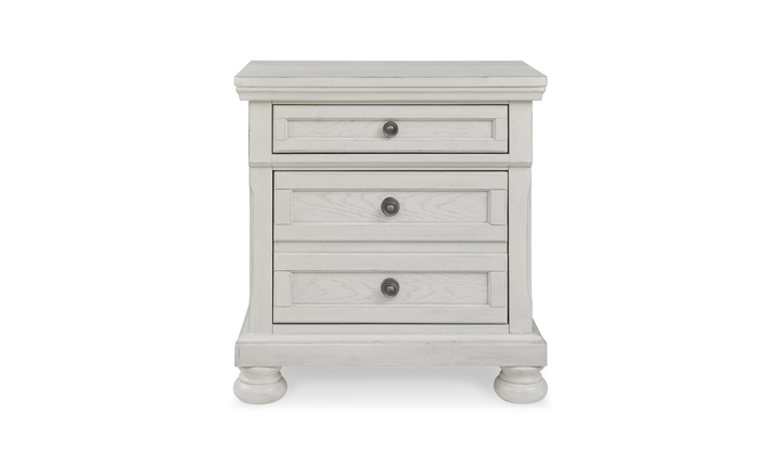 Modern Heritage Robbinsdale Queen Wooden Bedroom Set in Antique White