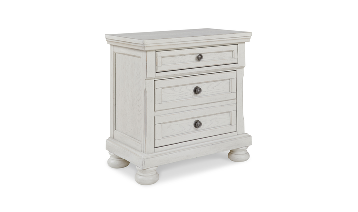 Modern Heritage Robbinsdale Queen Wooden Bedroom Set in Antique White