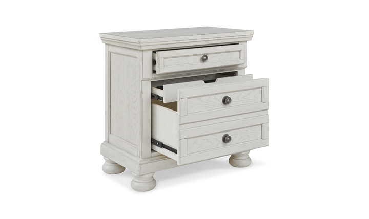 Modern Heritage Robbinsdale Two Drawer Nightstand-Jennifer Furniture