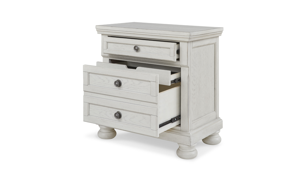 Modern Heritage Robbinsdale Two Drawer Nightstand-Jennifer Furniture