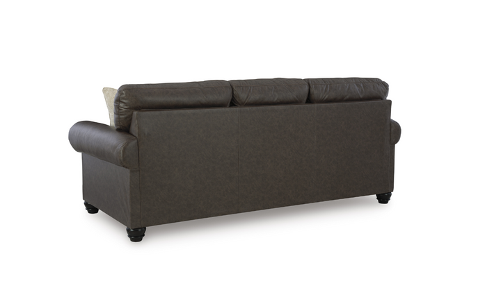 Modern Heritage Roxmere Umber Brown Sofa With Nailhead Trim-Jennifer Furniture