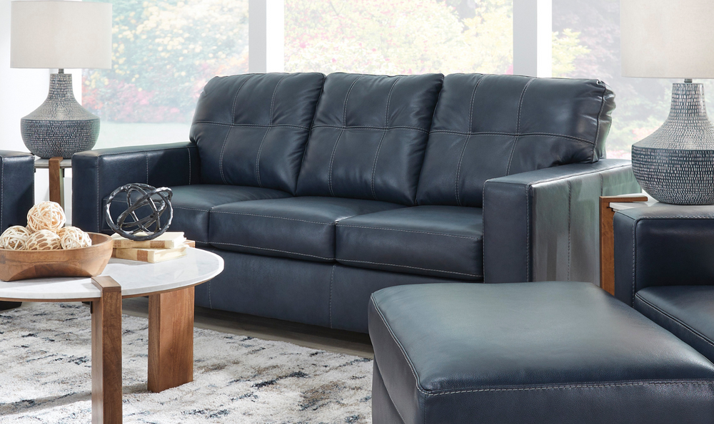 Modern Heritage Santorine 3-Seater Leather Sofa with Track Arms-jennifer furniture