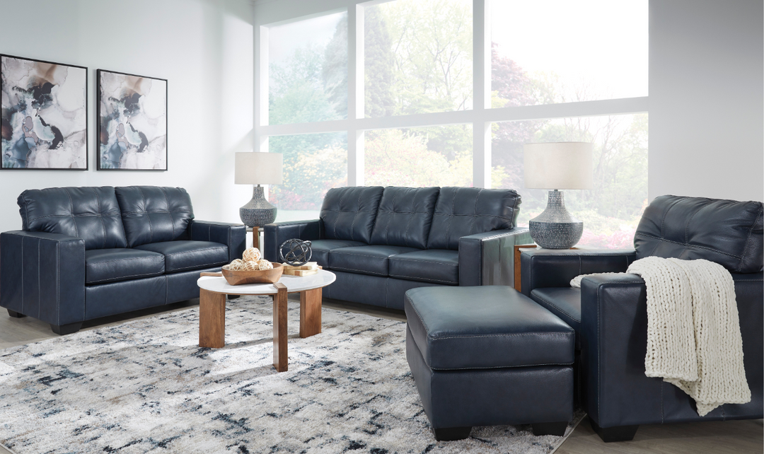 Modern Heritage Santorine 3-Seater Leather Sofa with Track Arms