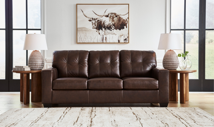 Modern Heritage Santorine 3-Seater Leather Sofa with Track Arms-jennifer furniture