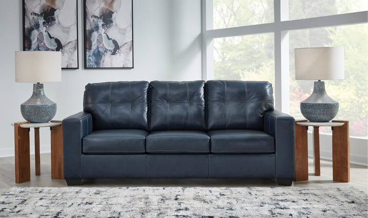 Modern Heritage Santorine 3-Seater Leather Sofa with Track Arms-jennifer furniture