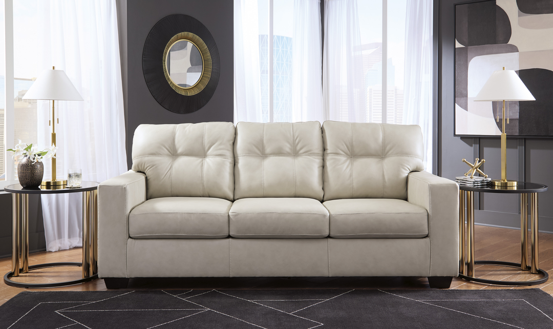 Modern Heritage Santorine Tufted Leather Queen Sleeper Sofa-jennifer Furniture