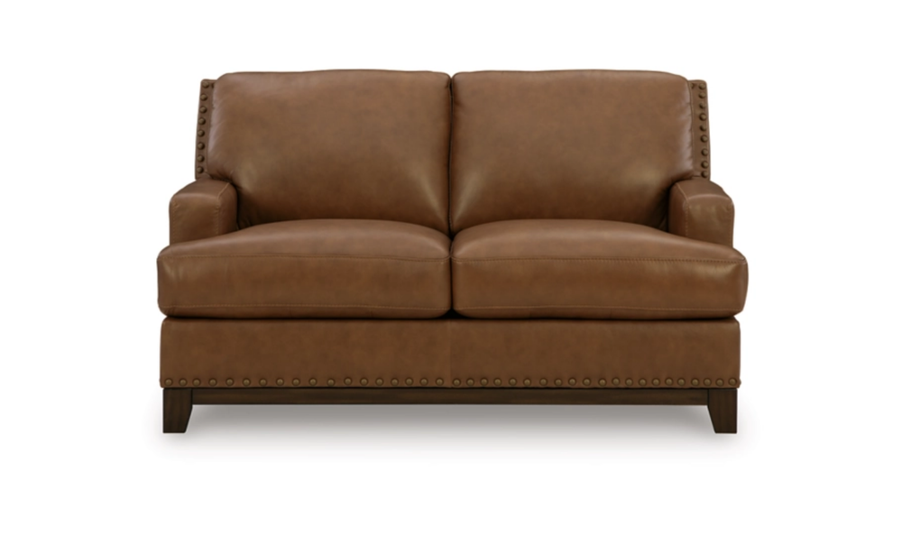Modern Heritage Saonara  Loveseat in Amber Color-Jennifer Furniture