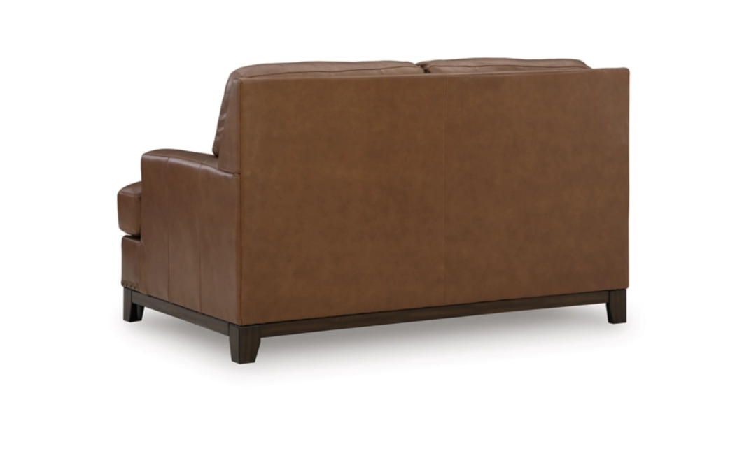 Modern Heritage Saonara  Loveseat in Amber Color-Jennifer Furniture