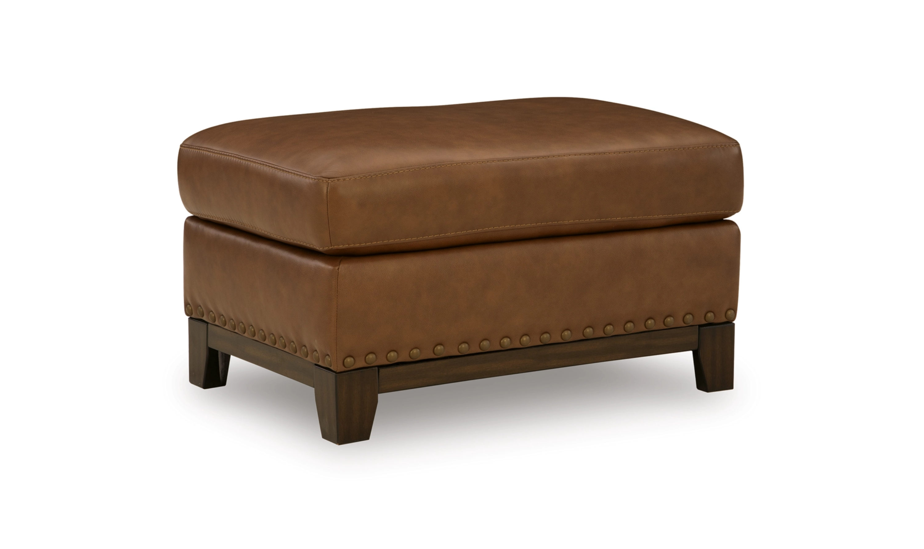 Modern Heritage Saonara Ottoman in Amber-Jennifer Furniture