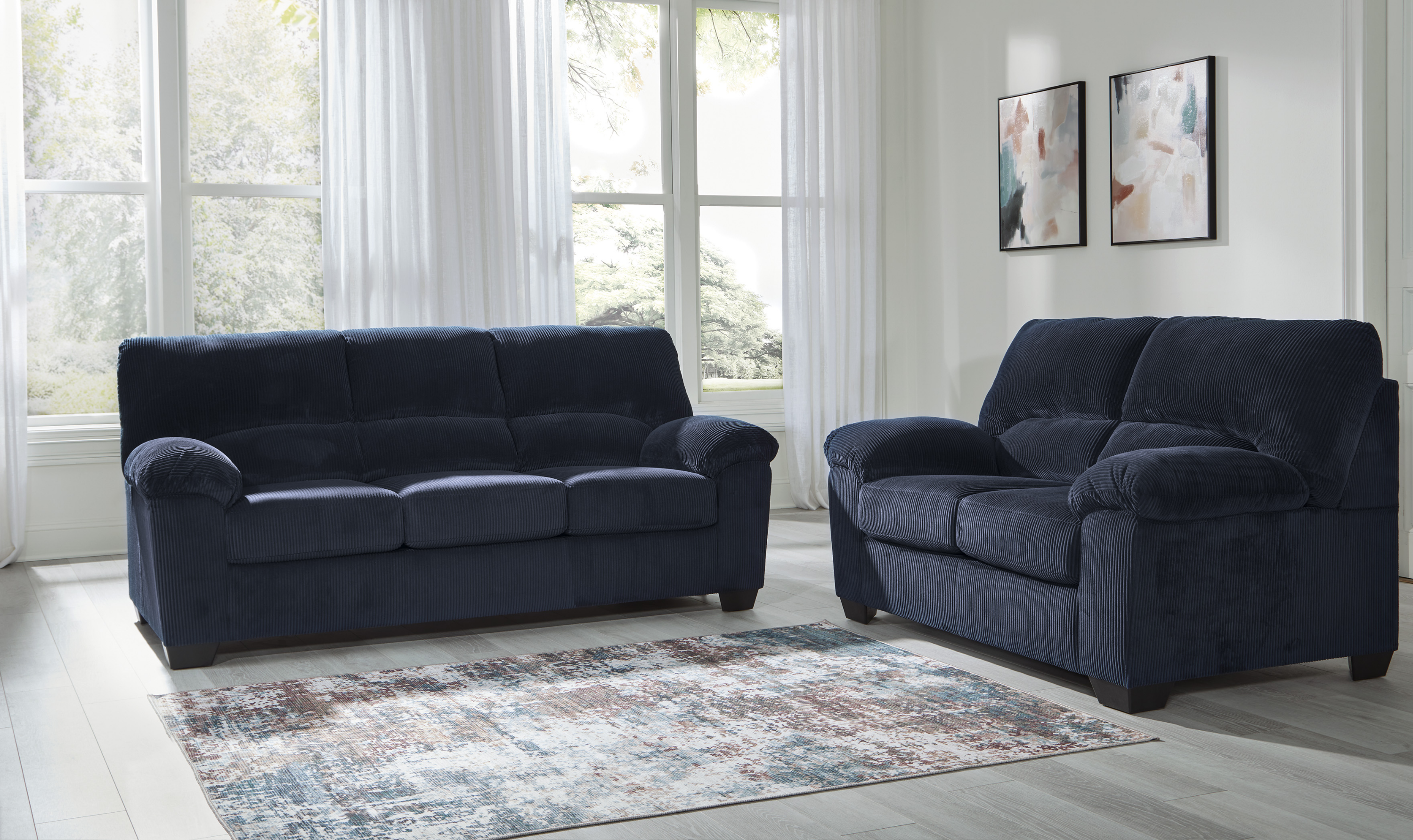 Modern Heritage SimpleJoy Fabric Living Room Set