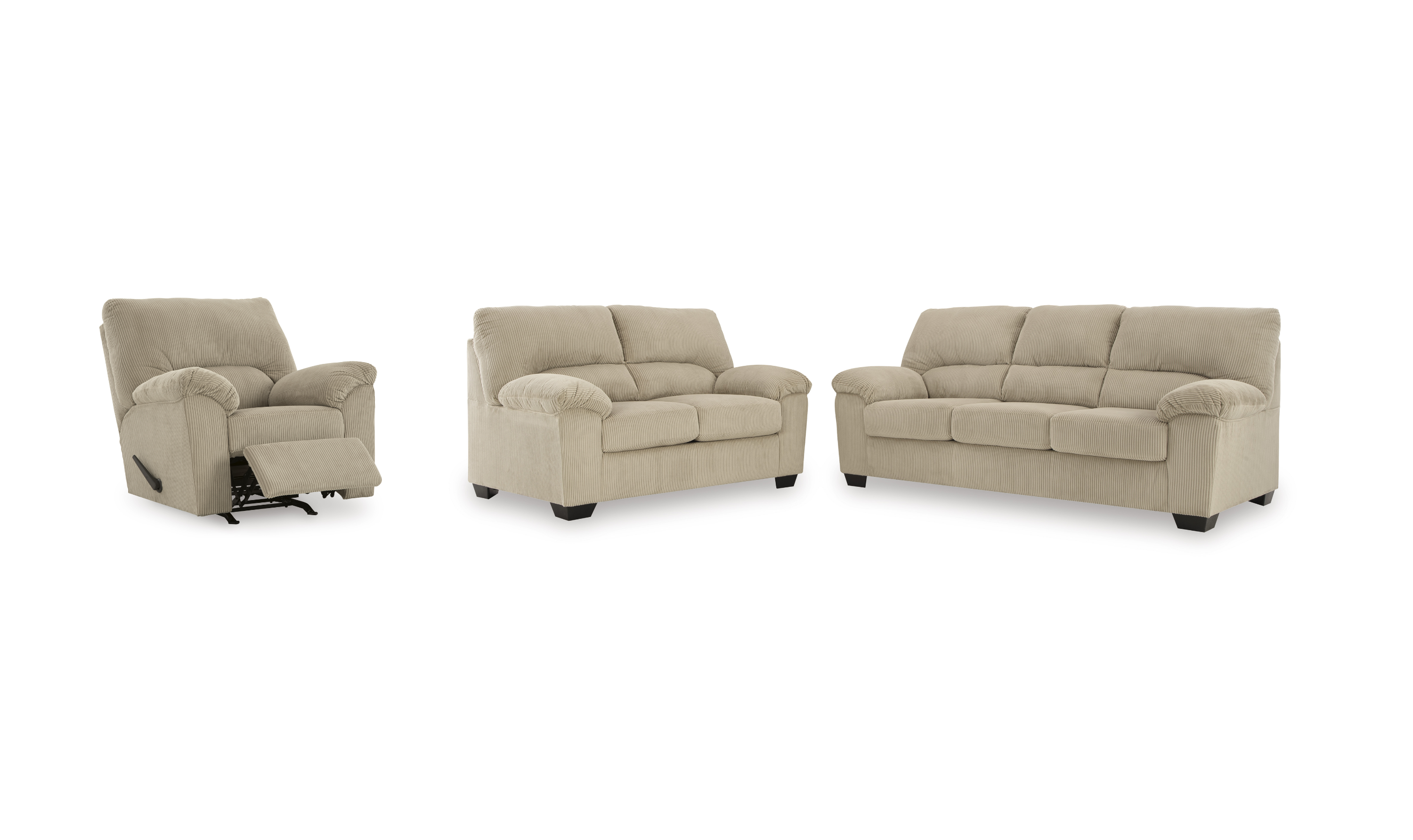 Modern Heritage SimpleJoy Fabric Living Room Set