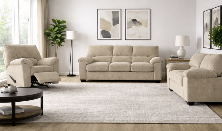 Modern Heritage SimpleJoy Fabric Living Room Set