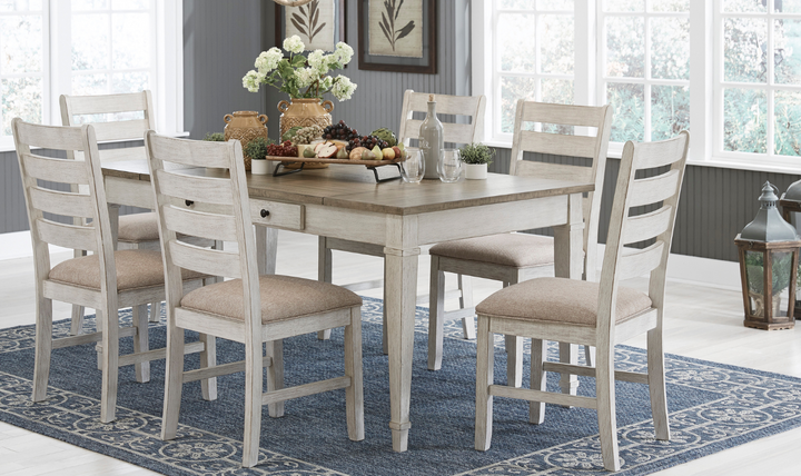 Modern Heritage Skempton Wooden Dining Table with Lift-Top Storage Bins