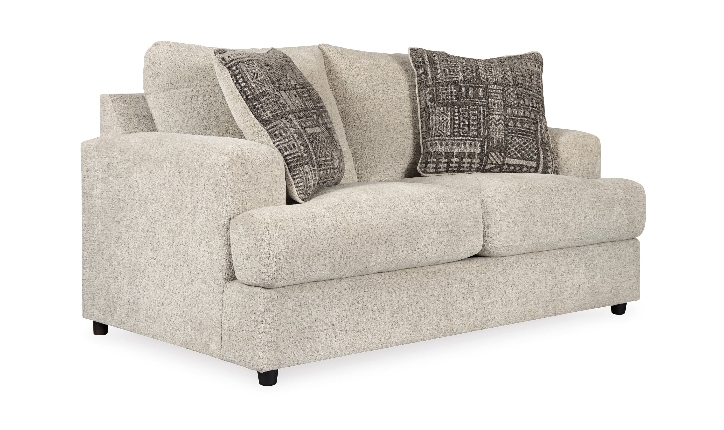 Soletren Fabric Loveseat with High Resiliency Foam Cushions-Jennifer Furniture