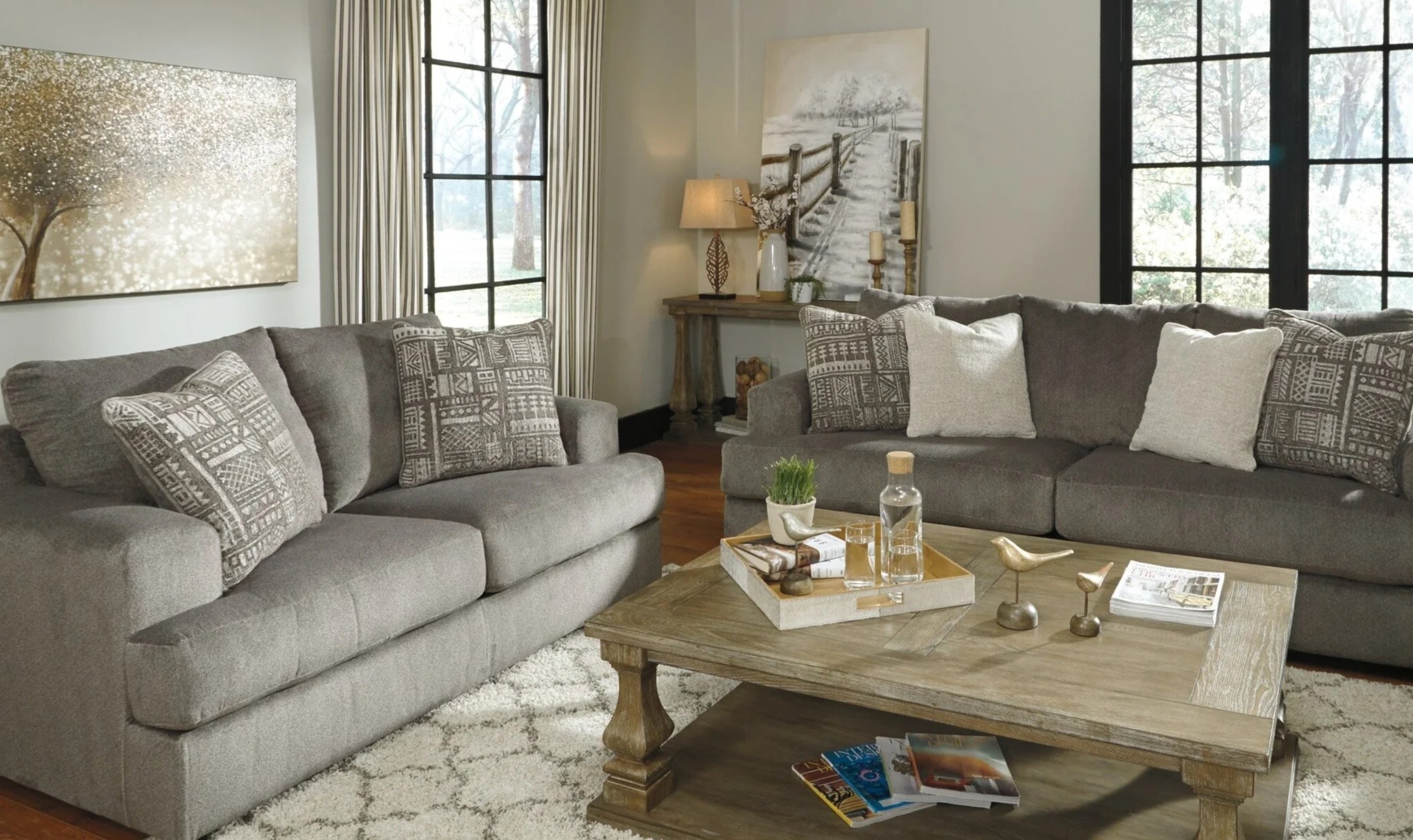 Modern Heritage Soletren 2-Seater Queen Fabric Sleeper Sofa in Fabric-Jennifer Furniture