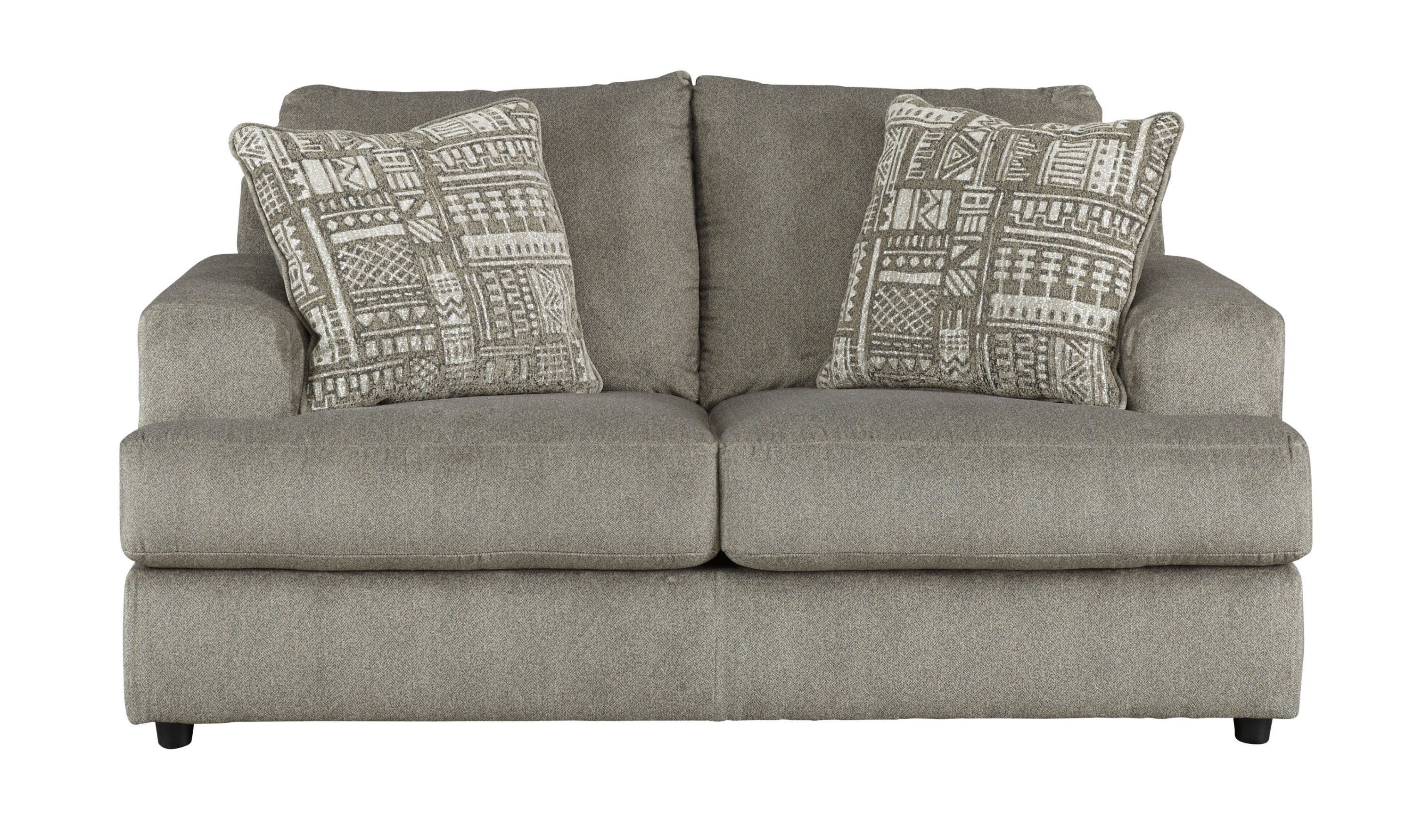 Soletren Fabric Loveseat with High Resiliency Foam Cushions-Jennifer Furniture