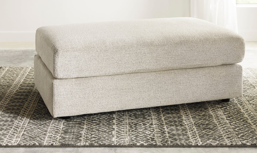Modern Heritage Soletren Firmly Cushioned Fabric Oversized Ottoman-Jennifer Furniture