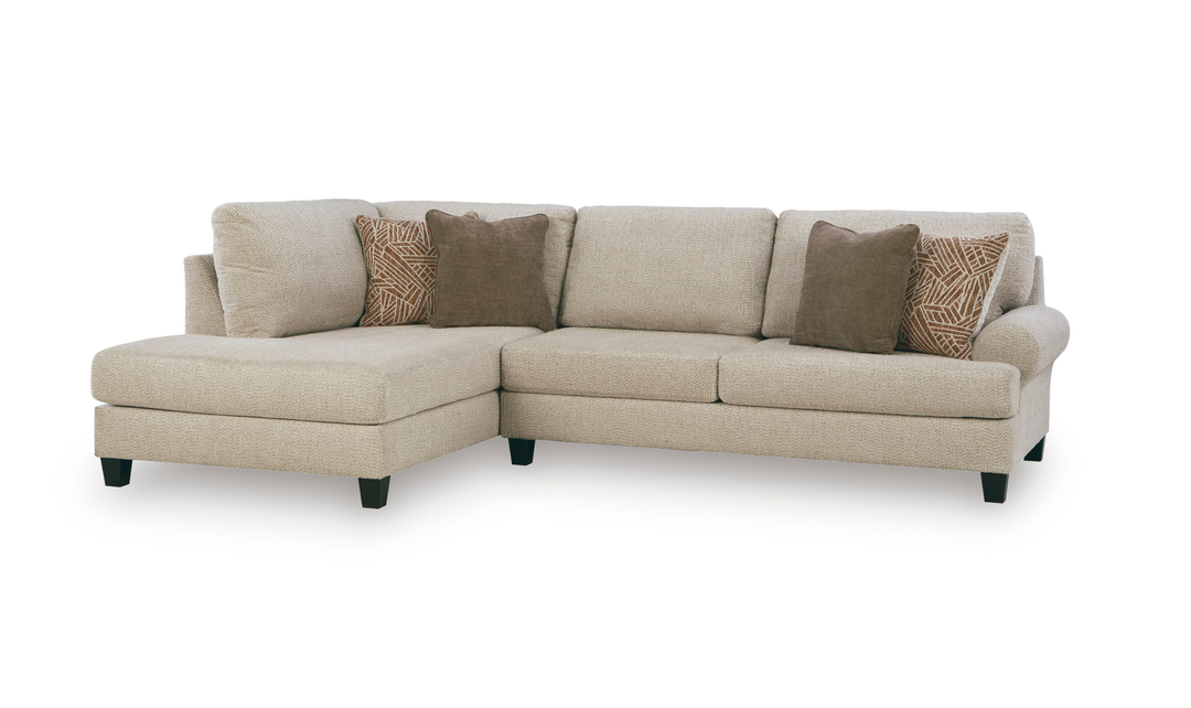 Modern Heritage Steelwater Retreat 2-Piece Sectional with Chaise-Jennifer
