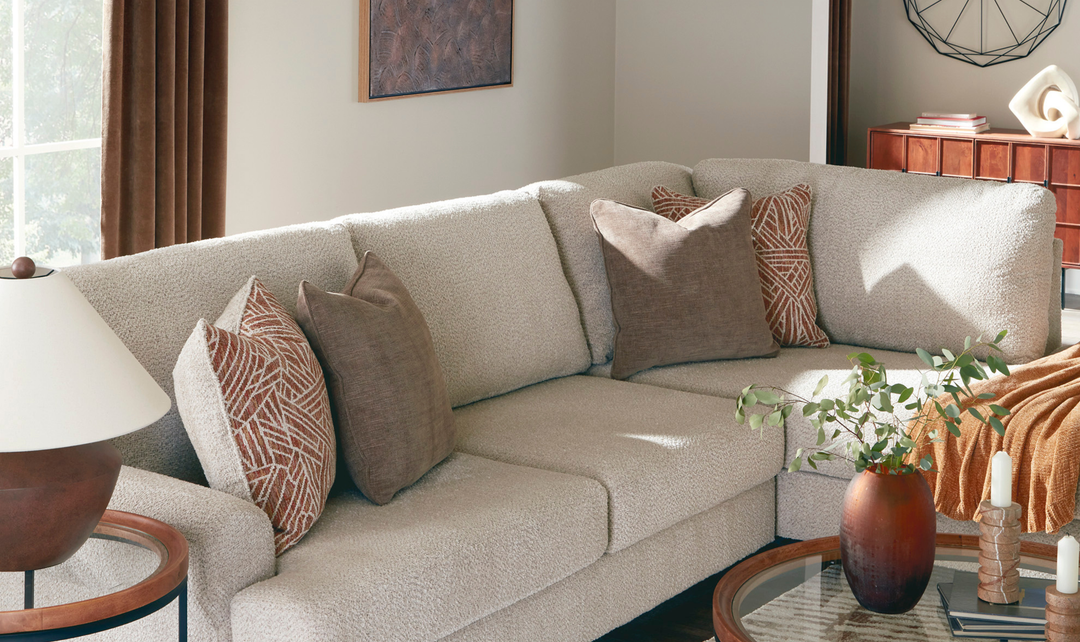 Modern Heritage Steelwater Retreat 2-Piece Sectional with Chaise-Jennifer