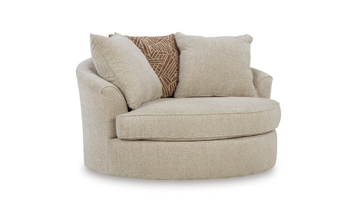 Modern Heritage Steelwater Retreat Oversized Swivel Accent Chair