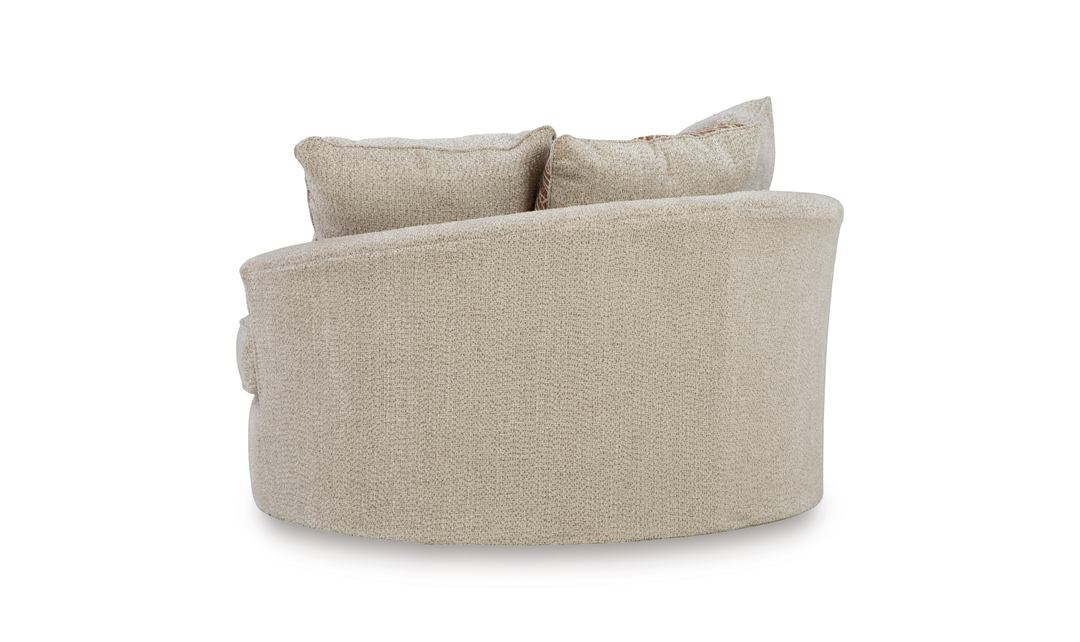 Modern Heritage Steelwater Retreat Oversized Swivel Accent Chair