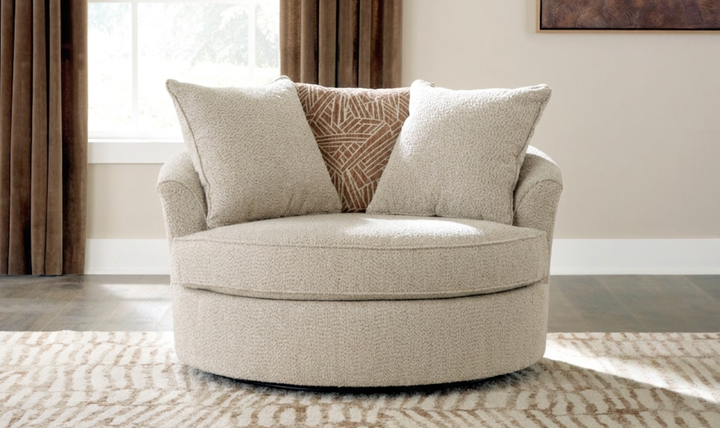 Modern Heritage Steelwater Retreat Oversized Swivel Accent Chair