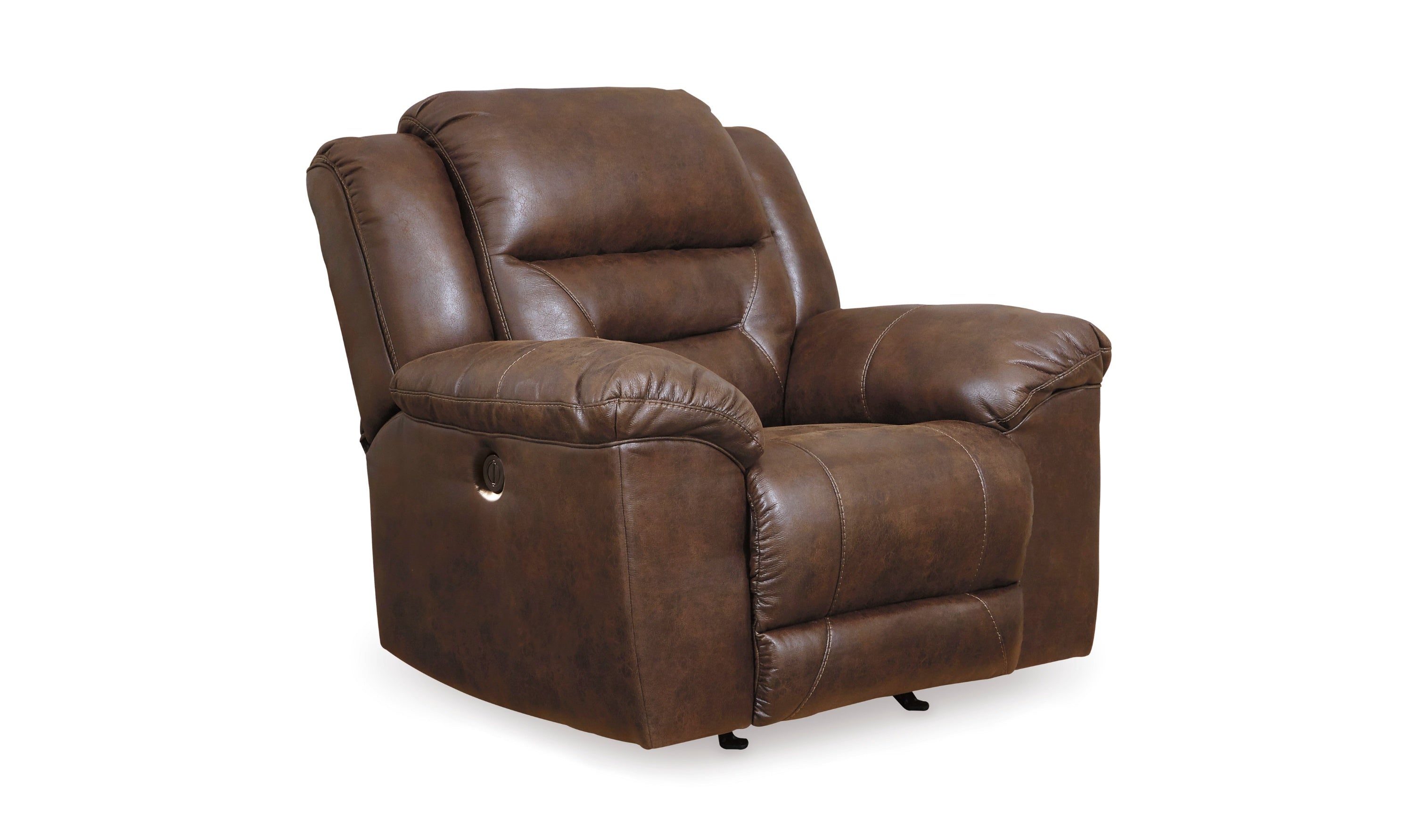 Modern Heritage Stoneland Leather Recliner Chair-Jennifer Furniture