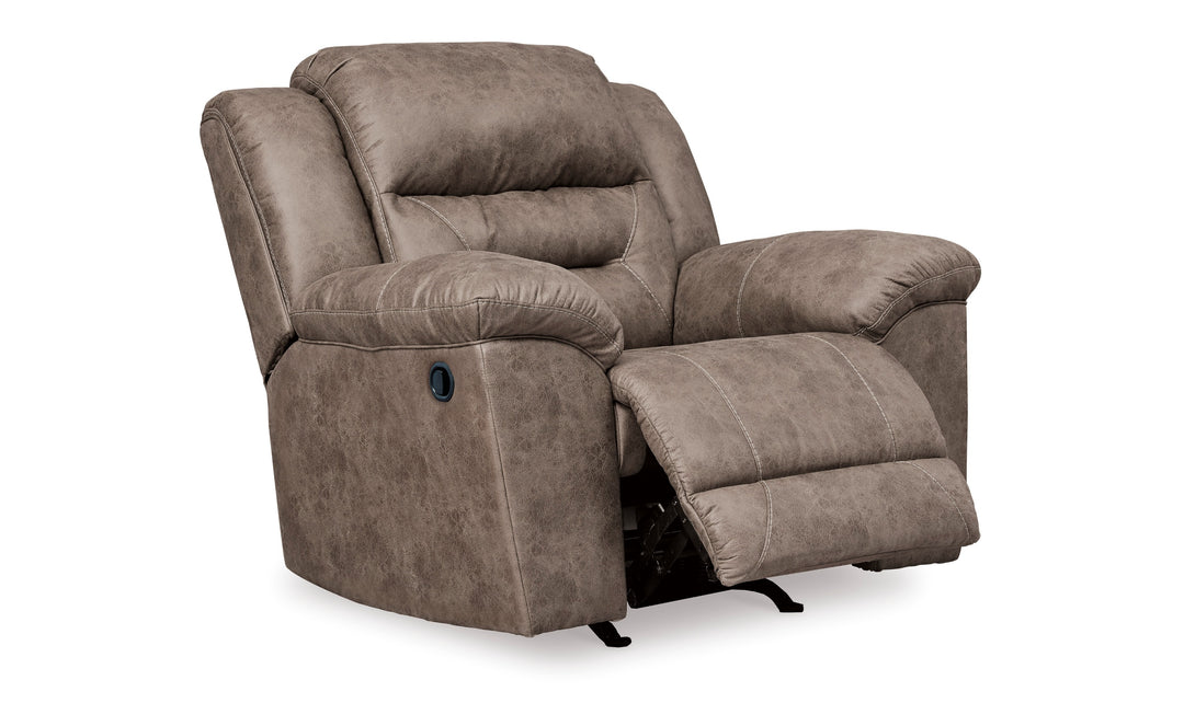 Modern Heritage Stoneland Leather Recliner Chair-Jennifer Furniture