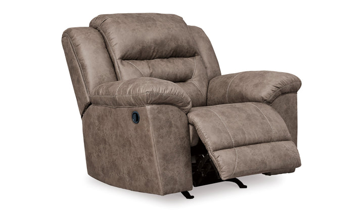 Modern Heritage Stoneland Leather Recliner Chair-Jennifer Furniture