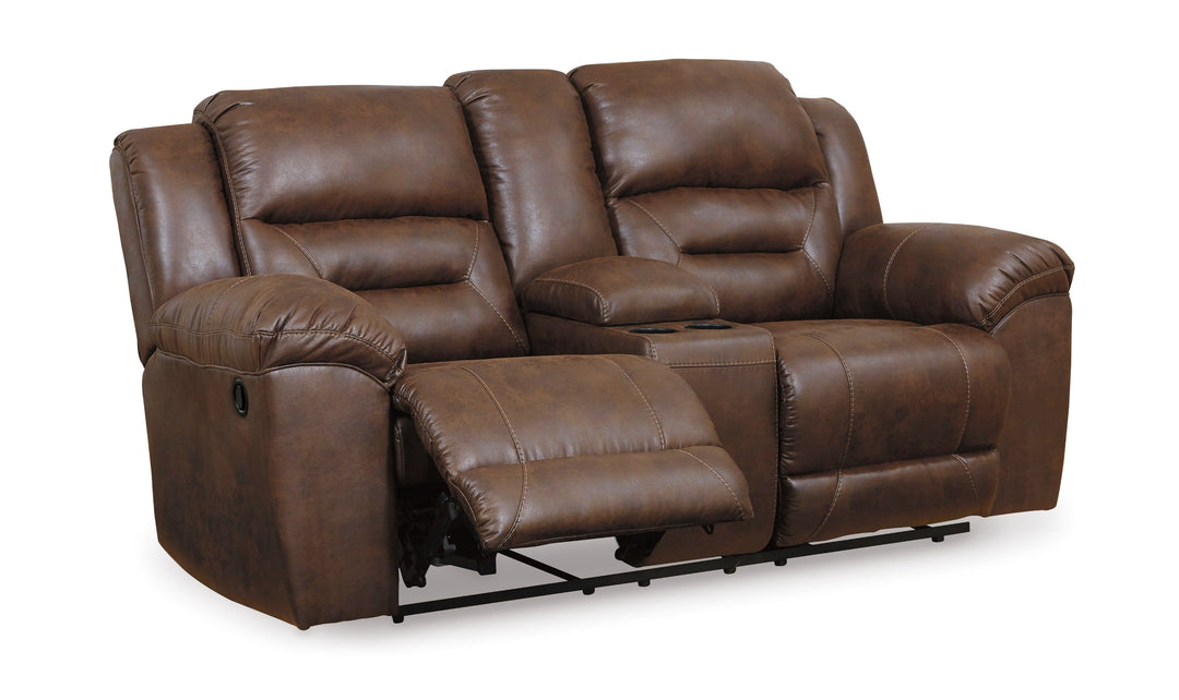 Modern Heritage Stoneland Power Reclining Leather Living Room Set-Jennifer Furniture