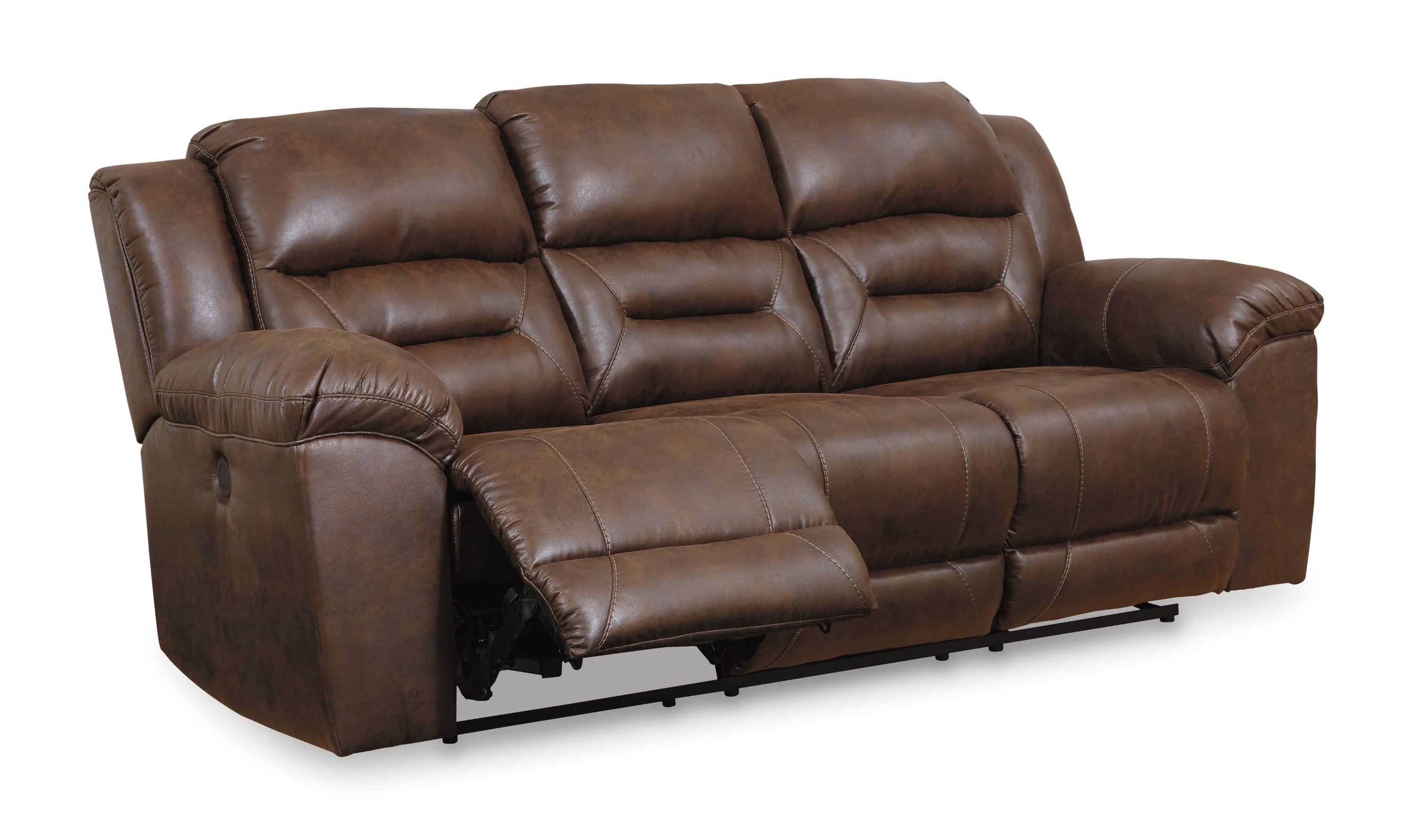 Modern Heritage Stoneland Power Reclining Leather Living Room Set-Jennifer Furniture