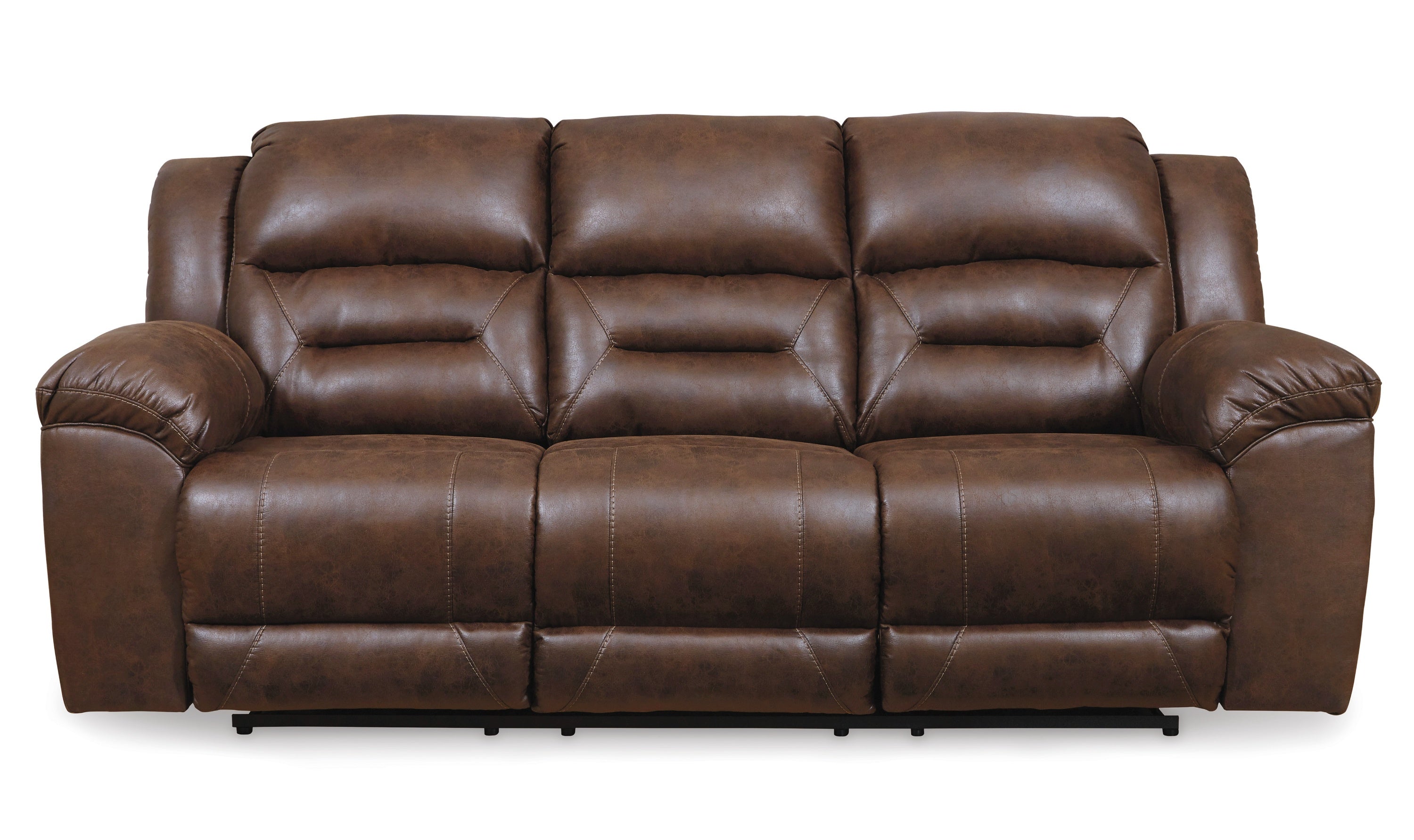 Modern Heritage Stoneland Power Reclining Leather Living Room Set-Jennifer Furniture