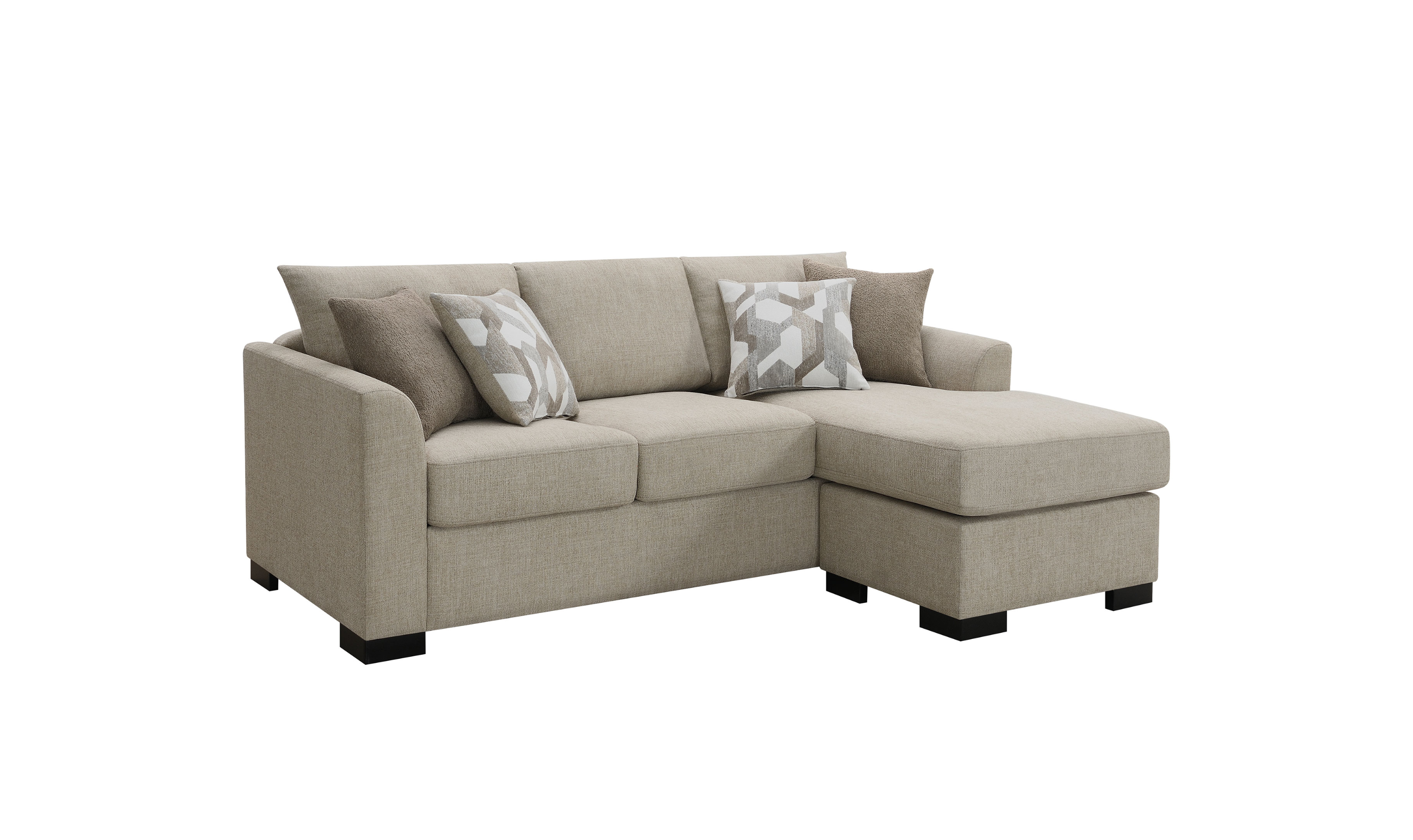 Modern Heritage Storey Sleeper Sectional Sofa with Reversable Chaise