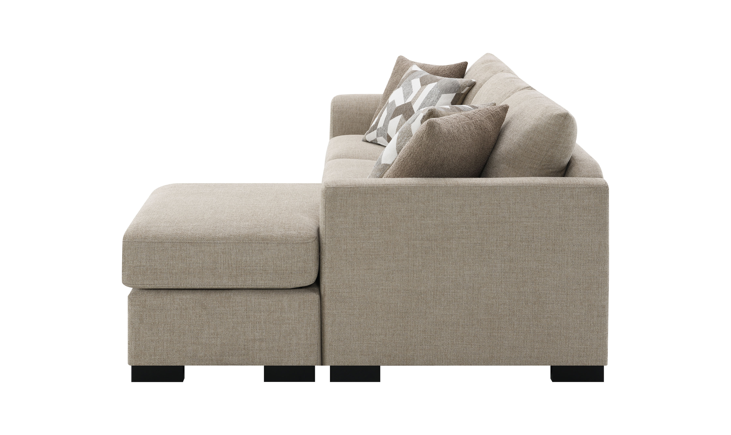 Modern Heritage Storey Sleeper Sectional Sofa with Reversable Chaise